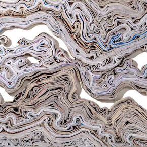 Jessica Drenk, Aggregate strata 4, 2024. Courtesy of Heather Gaudio Fine Art Gallery