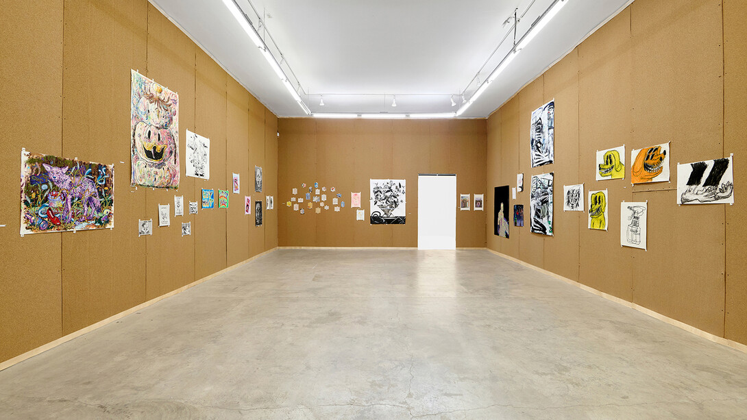 Various artists, Paper view II, exhibition view. Courtesy of The Hole