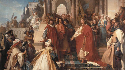 Arthur Georg von Ramberg. La Corte dell'Imperatore Federico II a Palermo