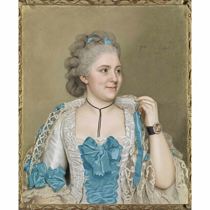 Jean-Etienne Liotard, Julie de Thellusson-Ployard, 1760 , Pastel on vellum, 70 x 58 cm
Museum Oskar Reinhart, Winterthur, inv. 278. Rodolphe Dunki, Geneva; acquired 1935, Photo SIK-ISEA. Photography: Philipp Hitz