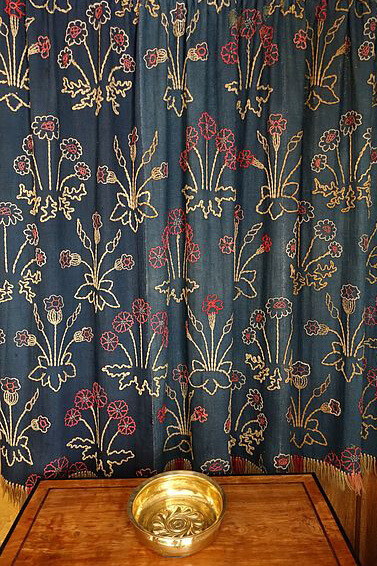 Daisy wall hangings, designed by William Morris for Red House, worked by William and Jane Morris, 1860, London, England