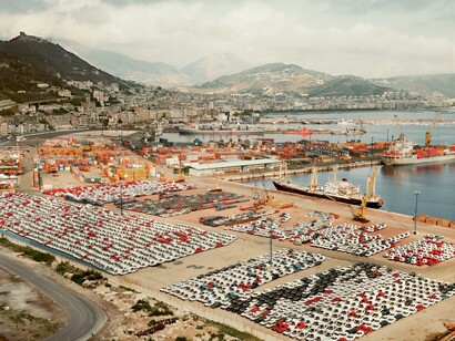 Salerno I, 1990, c-print	, 93 ½ x 116 ¼ inches (236,8 x 295,2 cm)
