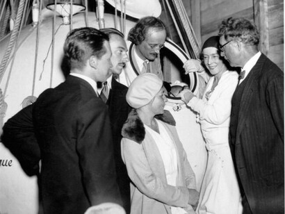 Auguste Piccard na sua cápsula