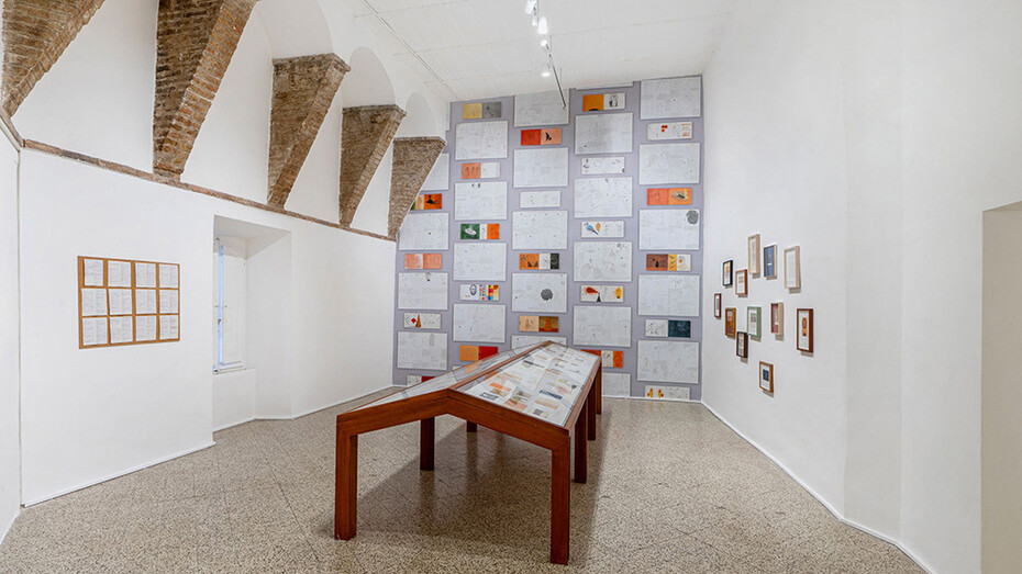 José Antonio Suárez Londoño, Drawing by numbers, exhibition view. Courtesy of Galleria Continua