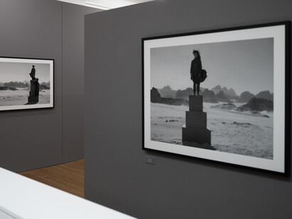 Nick Brandt, The echo of our voices (Chapter IV), exhibition view. Courtesy of Galerija Fotografija
