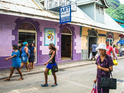 Promenade di Victoria, Seychelles