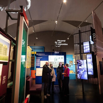 Hot questions, cold storage, ausstellungsansicht. Mit freundlicher genehmigung des Architekturzentrum Wien