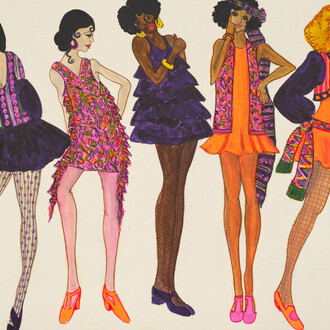 Betye Saar, West side story: sharks girls (detail), 1969. Courtesy of Roberts Projects