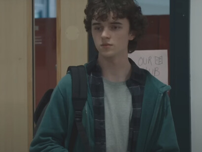 Starring Zen McGrath from the movie "The Son"