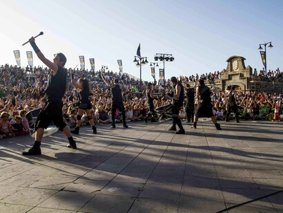 Mueca 2015. Espectáculo callejero