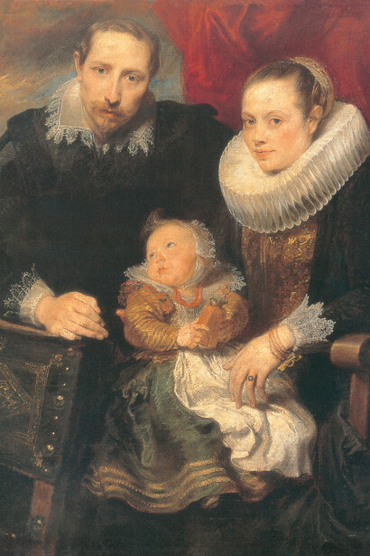 Van Dyck, Anthony - Familienporträt, 1621. Öl auf Leinwand, 113,5 x 93,5 cm. Eremitage, Sankt Petersburg.