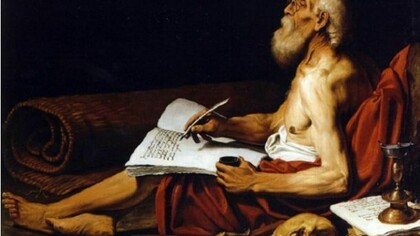 Lionello Spada - San Girolamo (1611-1614) Olio su tela, cm 112x143. Roma, Galleria Nazionale d'Arte Antina in Palazzo Barberini.