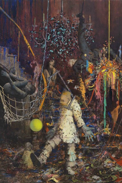 Jonas Burgert, wiegt weich wach, 2014, © the artist