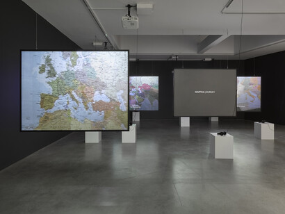 Bouchra Khalili, Exhibition view. Courtesy of Lisson Gallery