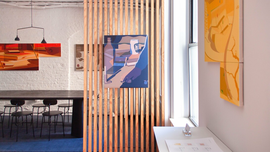 Exhibition View, Adrian Kay Wong, Upon a Golden Mountain, 2024. Courtesy of Uprise Art