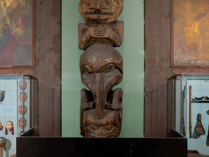 Hall of Northwest Coast Indians. Courtesy of American Museum of Natural History