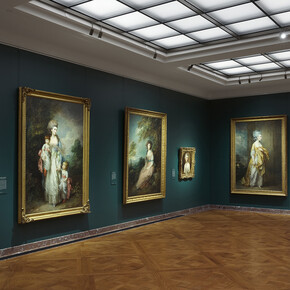 Gainsborough: the fashion of portraiture, exhibition view. Courtesy of the Frick Collection
