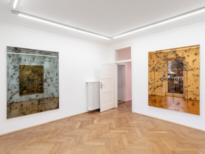 Olga Migliaressi-Phoca, Dirty dancing, ausstellungsansicht. Mit freundlicher genehmigung der Britta Rettberg Gallery