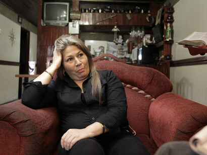 Floribeth Mora in seinem Haus