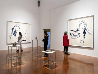 Tracey Emin, Sex and solitude, vista della mostra. Per gentile concessione di Palazzo Strozzi