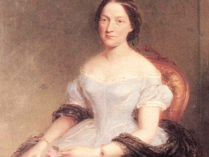 A classic portrait of Mary Shelley whose literary prowess has earned her a place in the Literature Hall of Fame as she was inducted in 2004