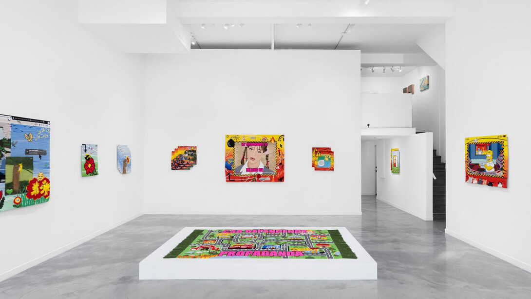 Kayla Mattes, Memesis, exhibition view. Courtesy of Charlie James Gallery