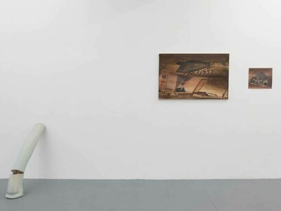 Chiara Bonato et Vanessa Fanuele, Terres nouvelles, vue d'exposition. Avec l'aimable autorisation de la Galerie Polaris