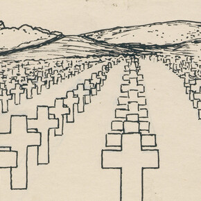 Raymond Pettibon, No title (You are necessary...) (detail), 1980. Courtesy the artist and David Zwirner © Raymond Pettibon