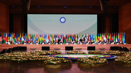 The 18th Summit of the Non-Aligned Movement has begun in Baku, Azerbaijan, 2019