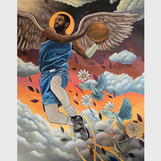 Myron Laban, Fly Away- Kyrie, 2024. Courtesy of the artist and Elephant Room Gallery