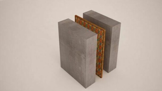 Farid Rasulov (Azerbaijan, b.1985), Untitled #1 from the Architectural dichotomy series, 2013, simulated concrete, fibreglass, plywood and glass, courtesy of the artist and YAY Gallery, Baku, Azerbaijan