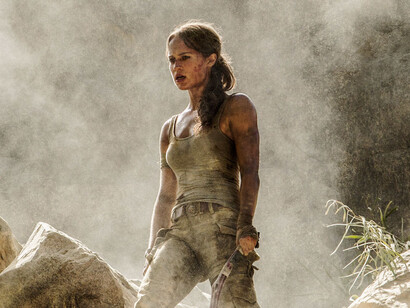 Fotograma de la película «Tomb Raider» protagonizada por Alicia Vikander