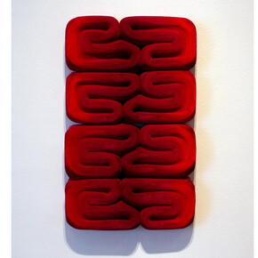 Jae Ko, JK 446, Rolled paper, and ink, Courtesy of Robischon Gallery