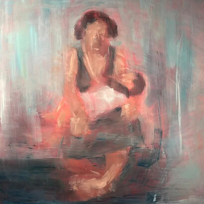 Leo Ragno, Mother, olio su tela