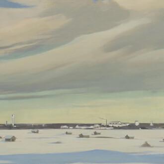 Eero Nelimarkka, Ostrobothnian plains (detail), 1964. Courtesy of Ateneum