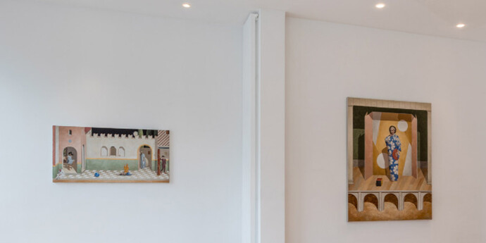 Christian Hidaka, Exhibition view. Courtesy of Michel Rein 