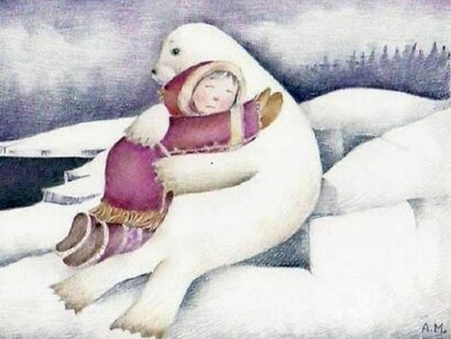 La donna foca, illustrazione di Alessandra Murgia