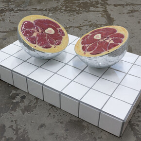 Andrius Alvarez-Backus, I was softer then (detail), 2025-2026. Courtesy of Eli Klein Gallery