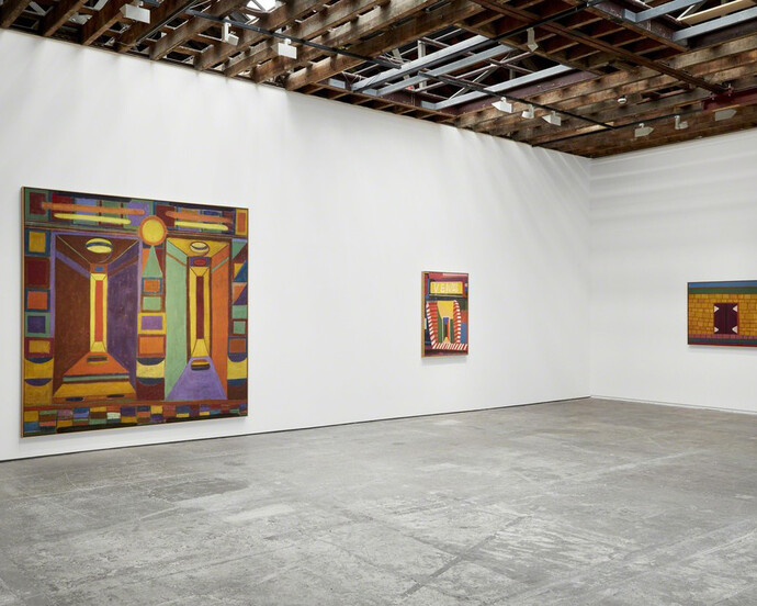 Tal R: Sexshops, exhibition view. Courtesy of Victoria Miro