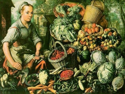 La venditrice di verdure