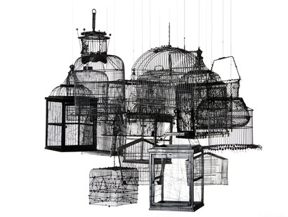 Andrea Bianconi, Traps for the mind, installation, 2012
