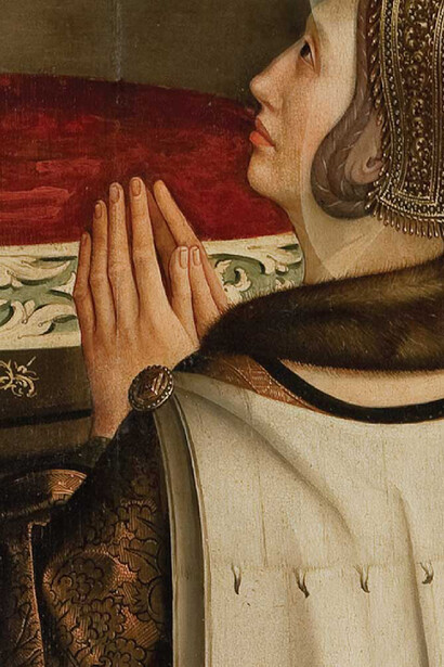 Fragmento da pintura Fons Vitae. 1515-1517