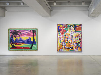 Kenny Scharf, exhibition view. Courtesy of The Brant Foundation 