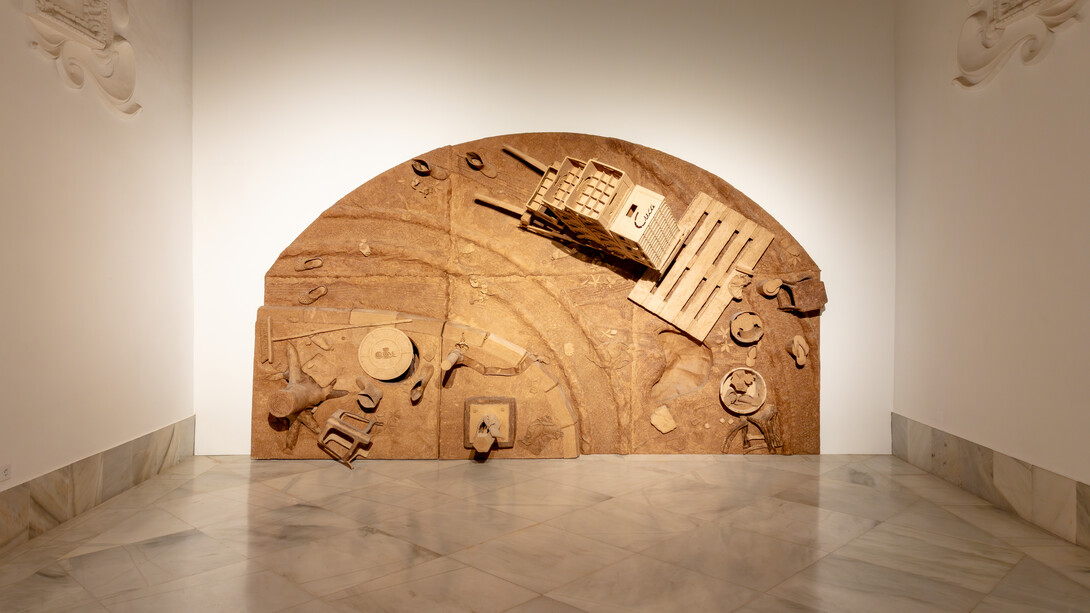 Sandra Poulson, Donde el polvo respira, vista de exhibición. Cortesía del Centro Andaluz de Arte Contemporáneo