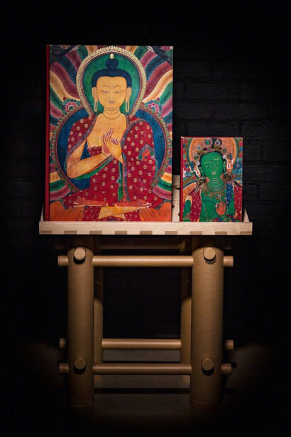 Murals of Tibet. Courtesy of Barakat Gallery