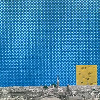 Bau Magazine, Issue 1-2, detail, 1968 (Front cover, design by Hans Hollein), Published by Zentralvereinigung der Architekten Österrreichs (Central Association of Austrian Architects), Courtesy the artists and estates

