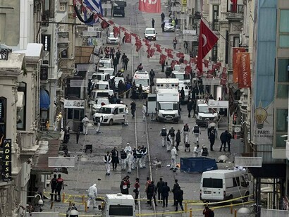 Una calle de Estambul tras un atentado