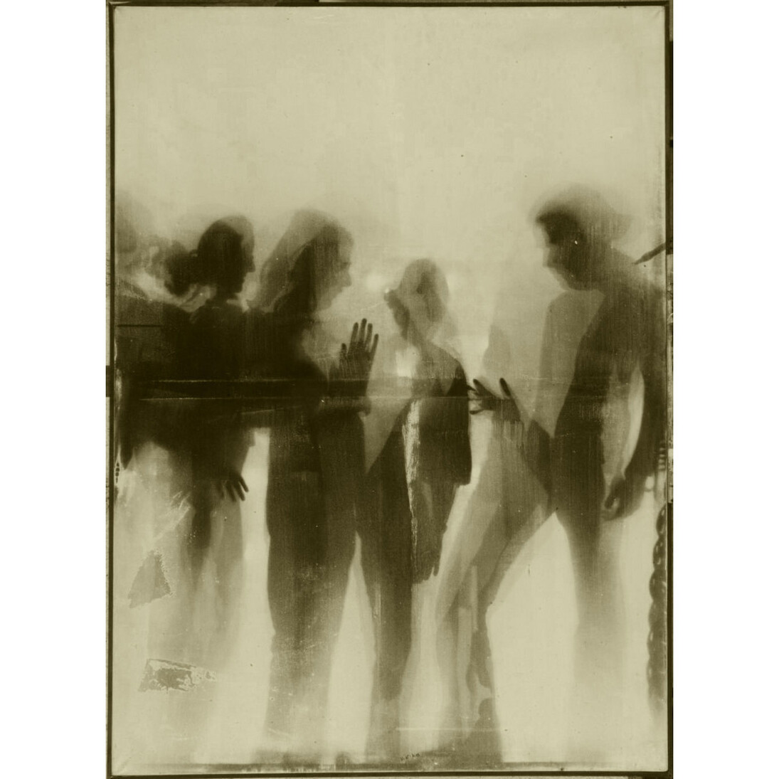 Nikos Kessanlis, no 064, liquid emulsion on canvas, 183 x 133 cm