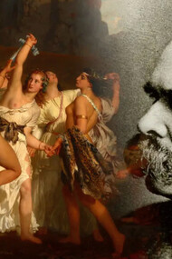 The dance of the Bacchants, by Charles Gleyre and Friedrich Nietzsche