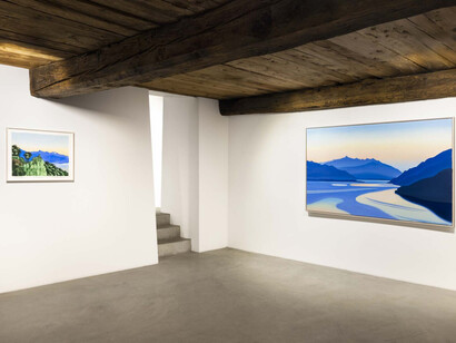 Thomas Huber, veduta della mostra. Cortesia di Galleria Monica De Cardenas
